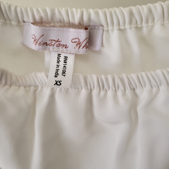 Lace Off the Shoulder White Romper - Picture 6 of 6